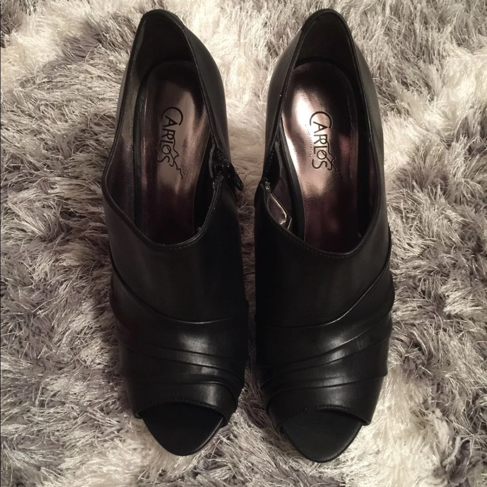 Carlos Santana OpenToe Booties Size 7